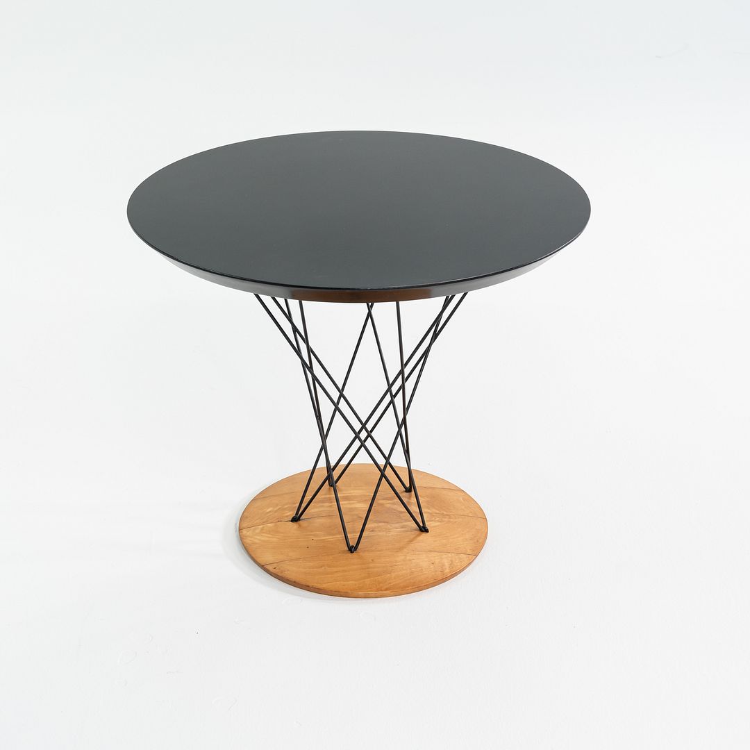 SOLD 1950s Isamu Noguchi for Knoll Children's Cyclone Table with 24" Black Top, Model 87