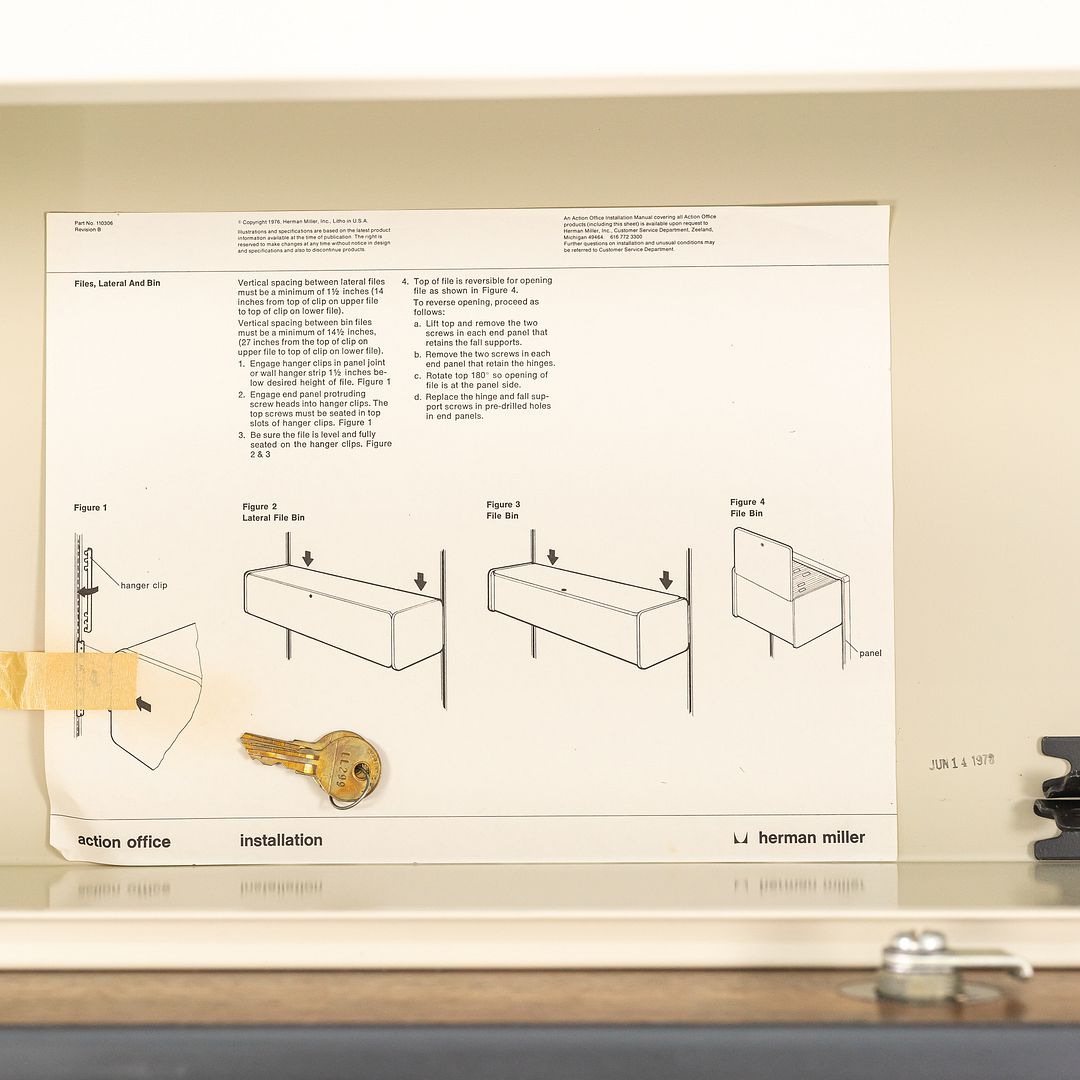 1978 Overhead Cabinets George Nelson Herman Miller Action Office Series 6x Avail