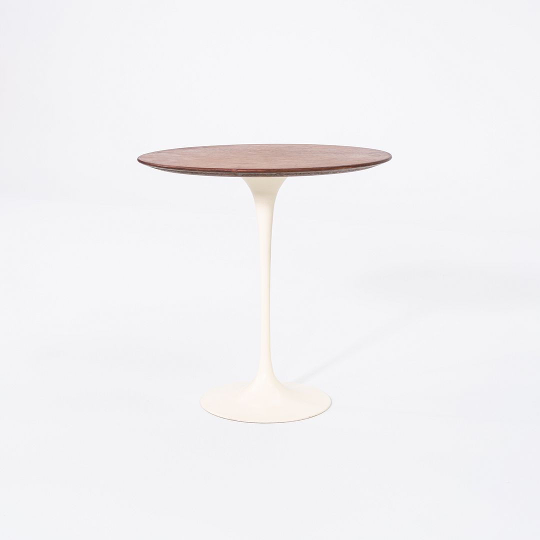 1971 Eero Saarinen for Knoll Tulip Pedestal Side Table 20" in Walnut