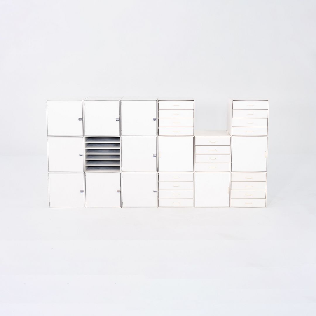 17x Modules of 1970s Palaset Storage Cubes by Ristomatti Rattia for Treston