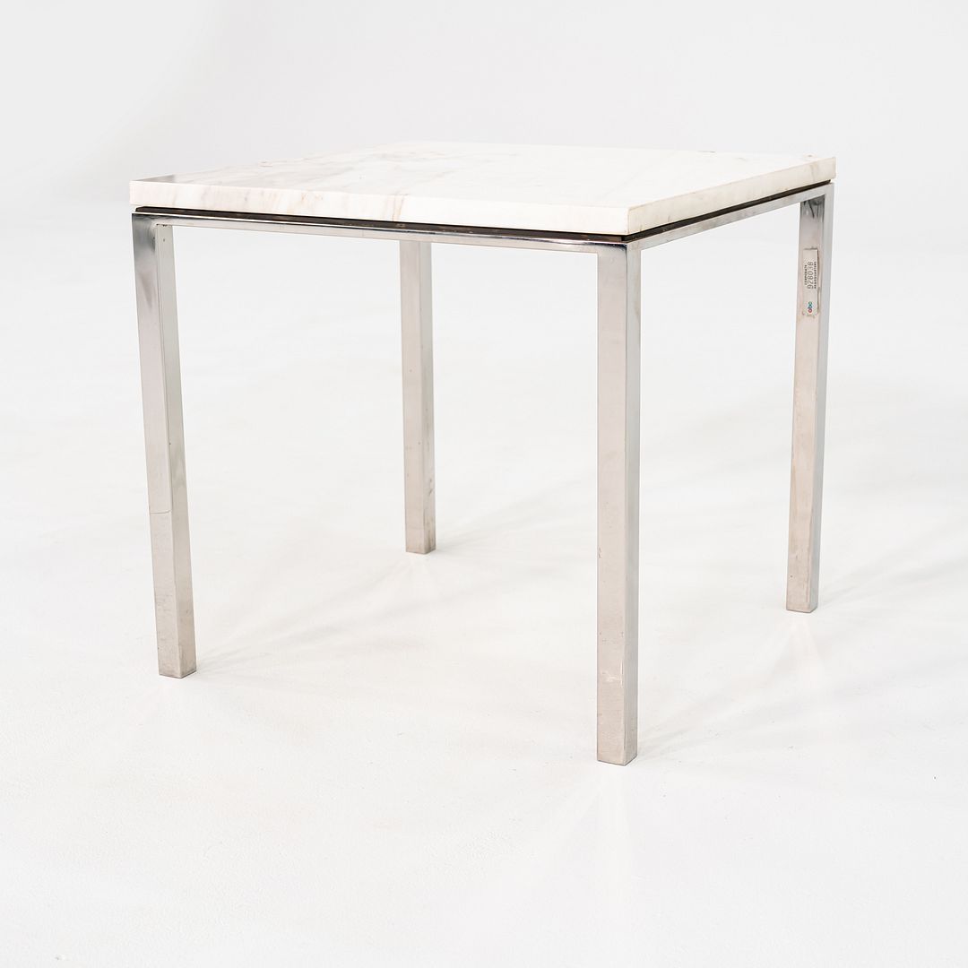 1966 Gordon Bunshaft & Davis Allen for SOM Steel & Marble Side Table Model TA-35