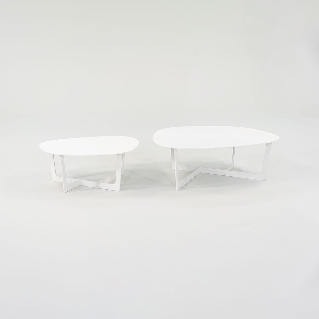2010s Erik Jorgensen Insula Coffee Table by Ernst & Jensen in White Small 2x Available