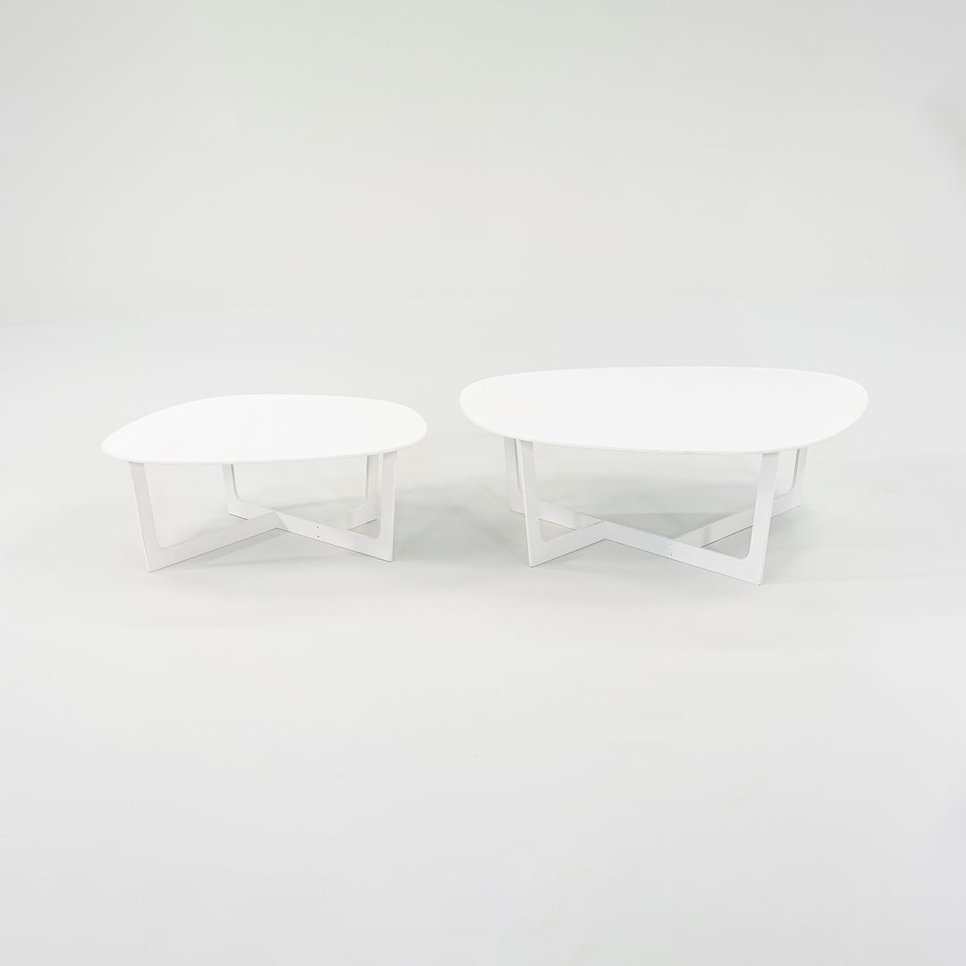 2010s Erik Jorgensen Insula Coffee Table by Ernst & Jensen in White Small 2x Available