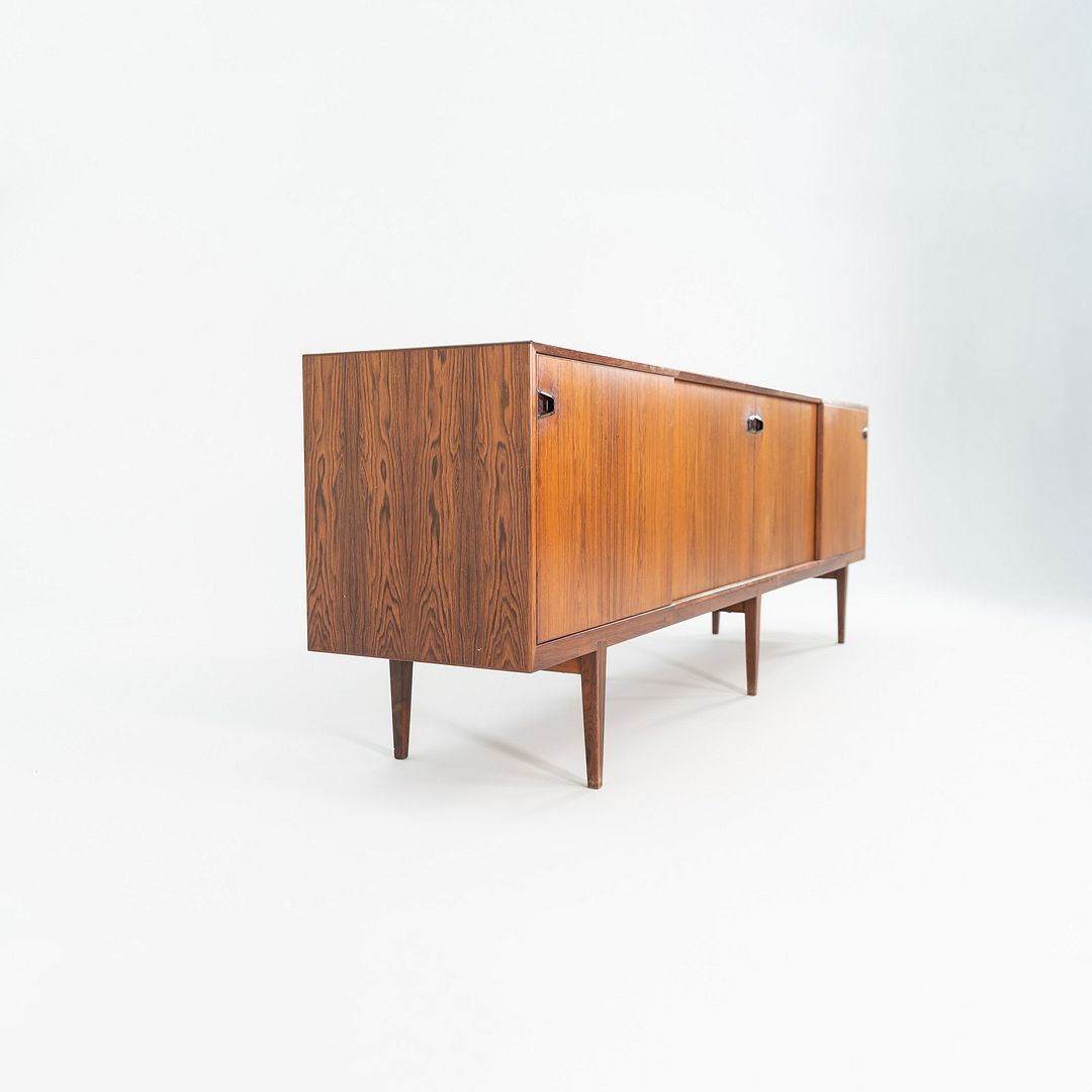 1950s Brazilian Rosewood Credenza Cabinet by Henry Rosengren Hansen for Brande Møbelindustri