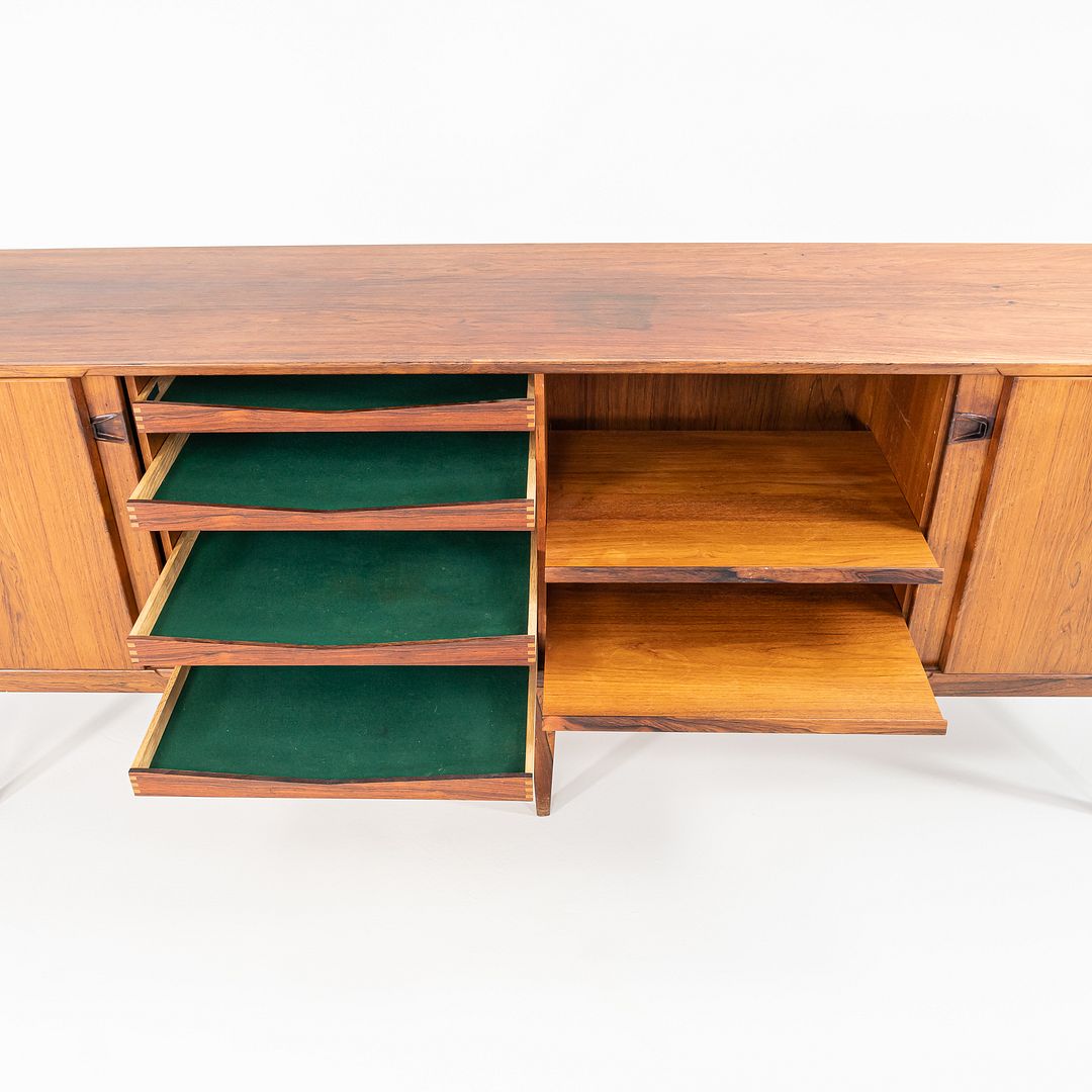 1950s Brazilian Rosewood Credenza Cabinet by Henry Rosengren Hansen for Brande Møbelindustri