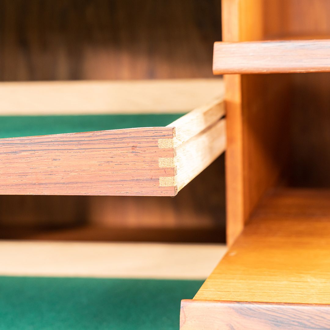 1950s Brazilian Rosewood Credenza Cabinet by Henry Rosengren Hansen for Brande Møbelindustri
