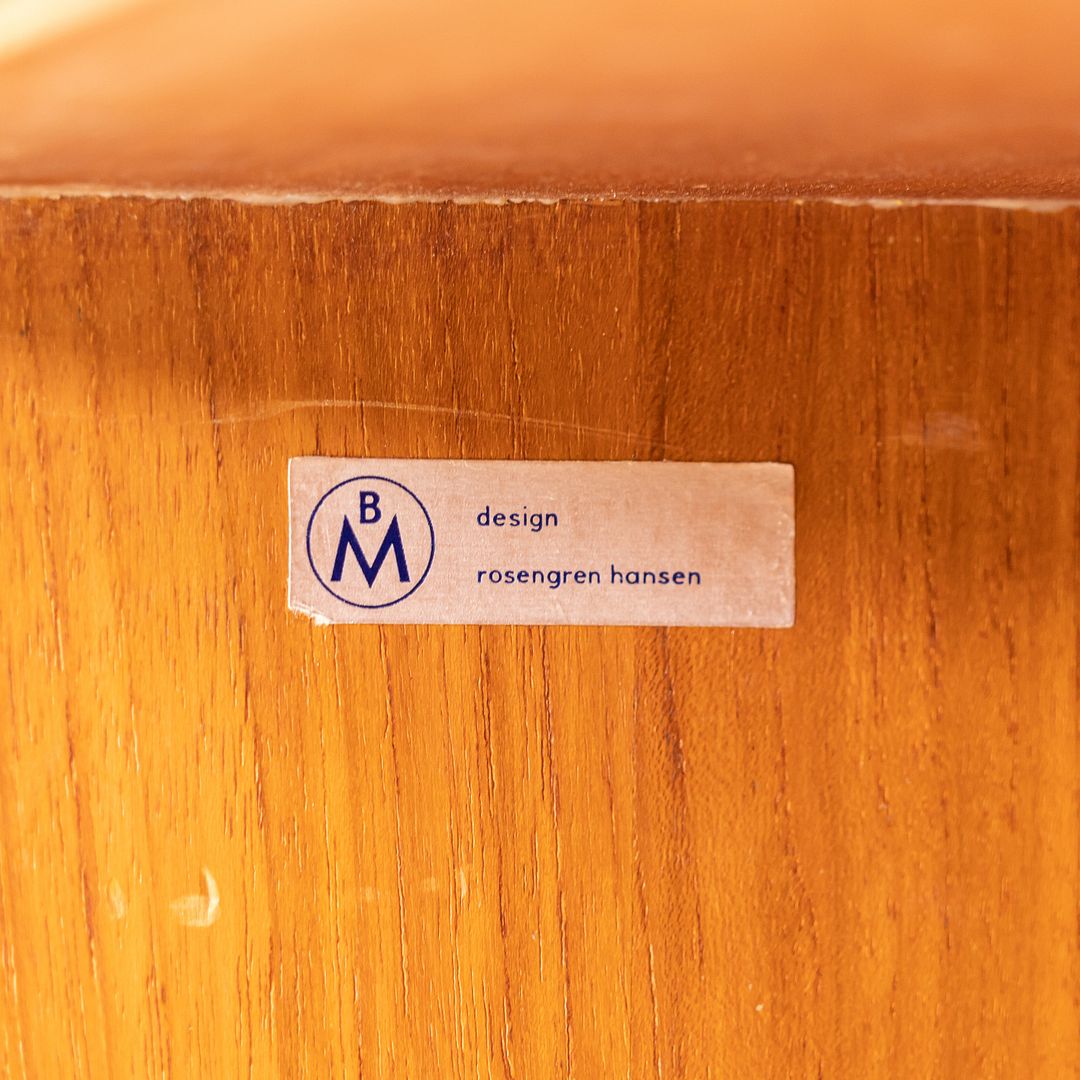 1950s Brazilian Rosewood Credenza Cabinet by Henry Rosengren Hansen for Brande Møbelindustri