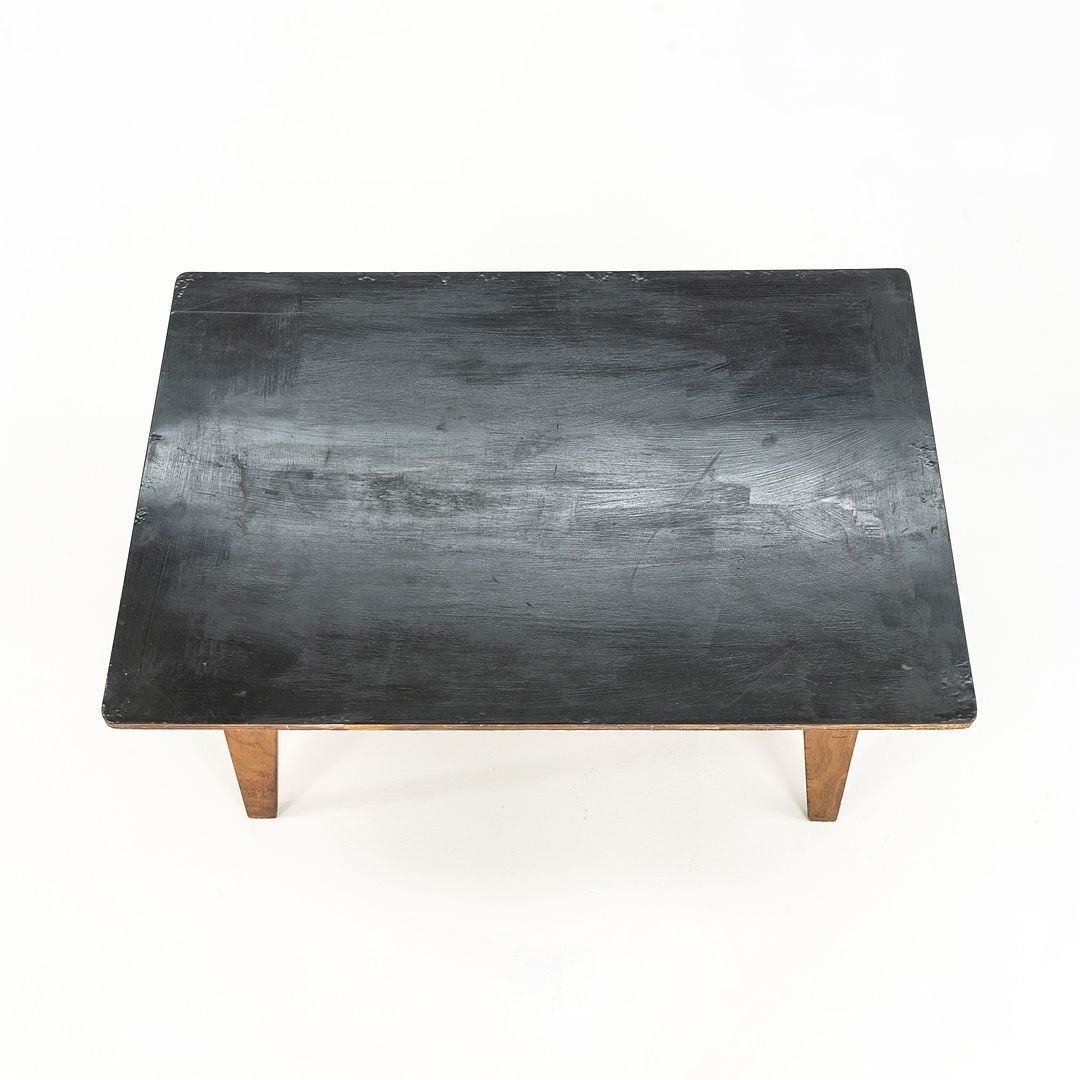1946 Otw Coffee Table By Ray And Charles Eames For Evans Products Company in Birch with Black Top