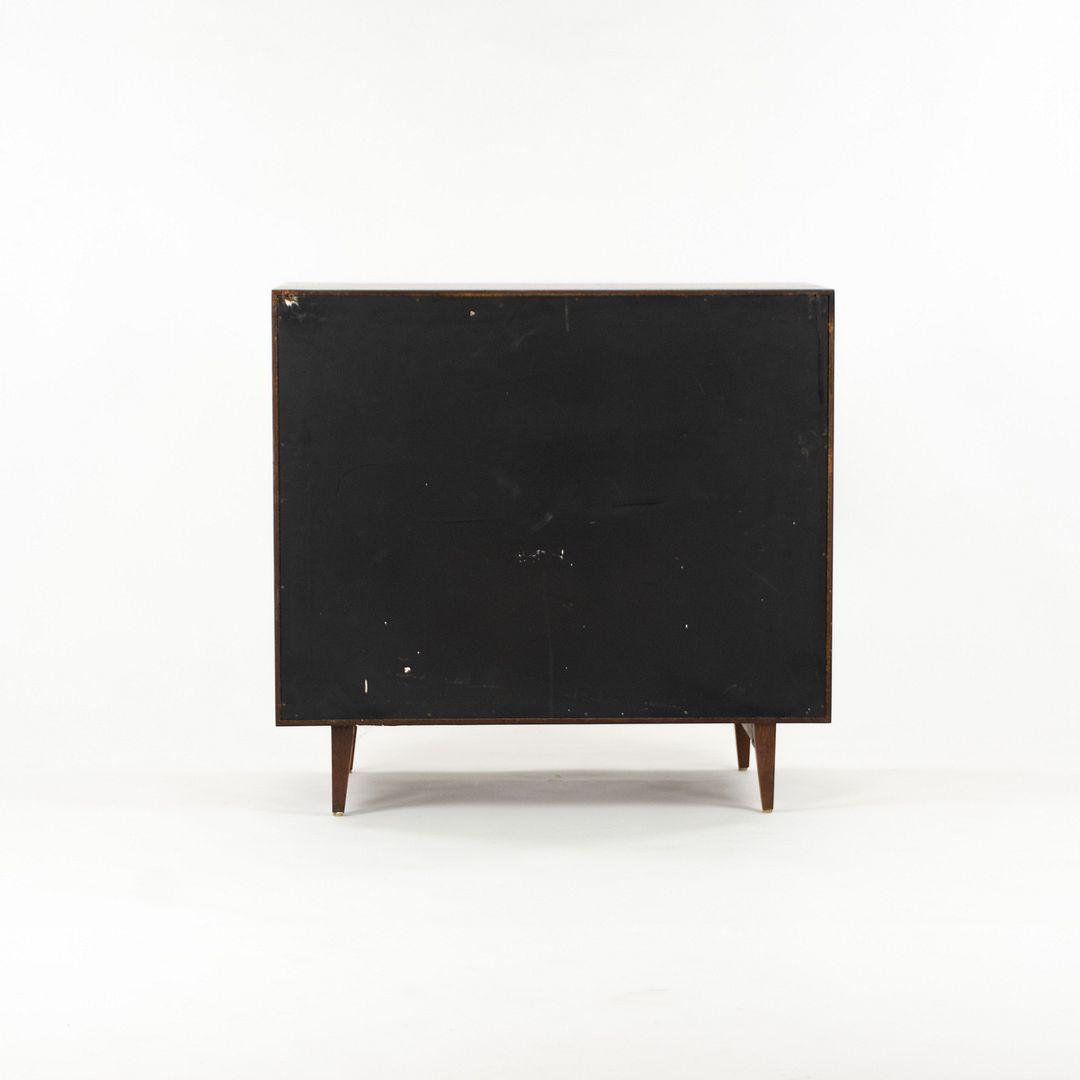 1954 Four-Drawer Thin Edge Dresser Cabinet by George Nelson for Herman Miller in Walnut