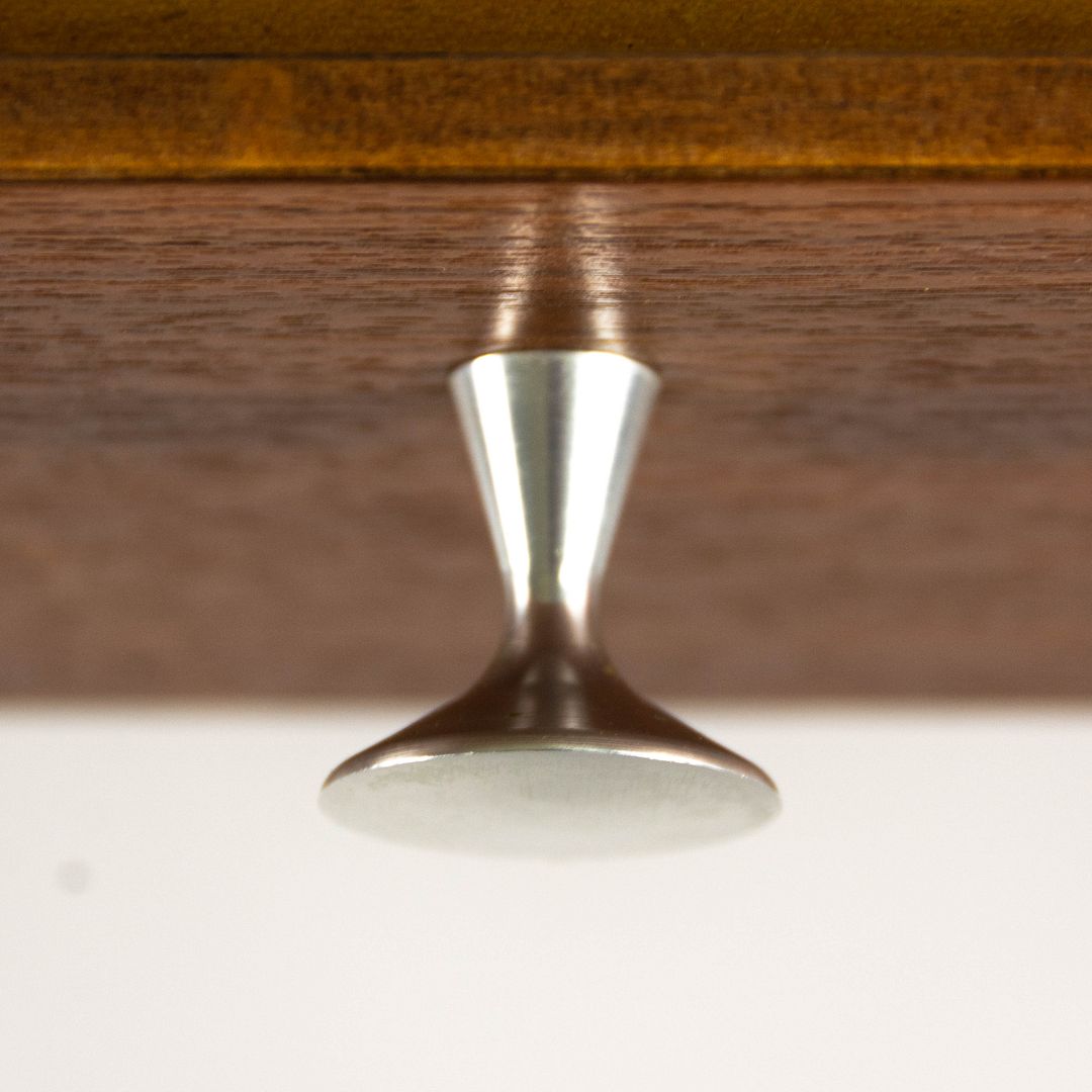 1954 Four-Drawer Thin Edge Dresser Cabinet by George Nelson for Herman Miller in Walnut