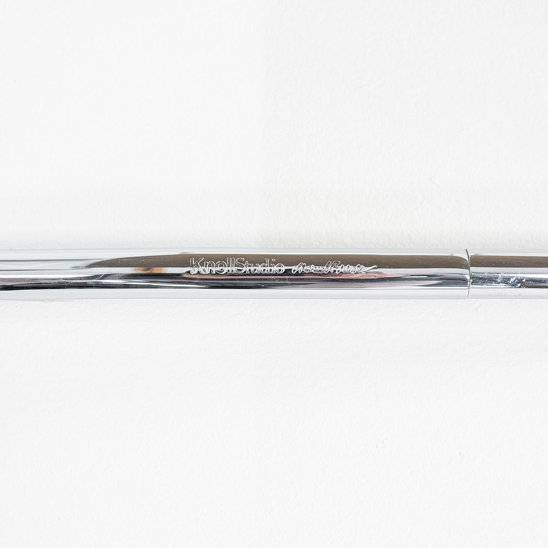 2023 Marcel Breuer for Knoll Laccio Coffee Table with Black Laminate Top 53x19"