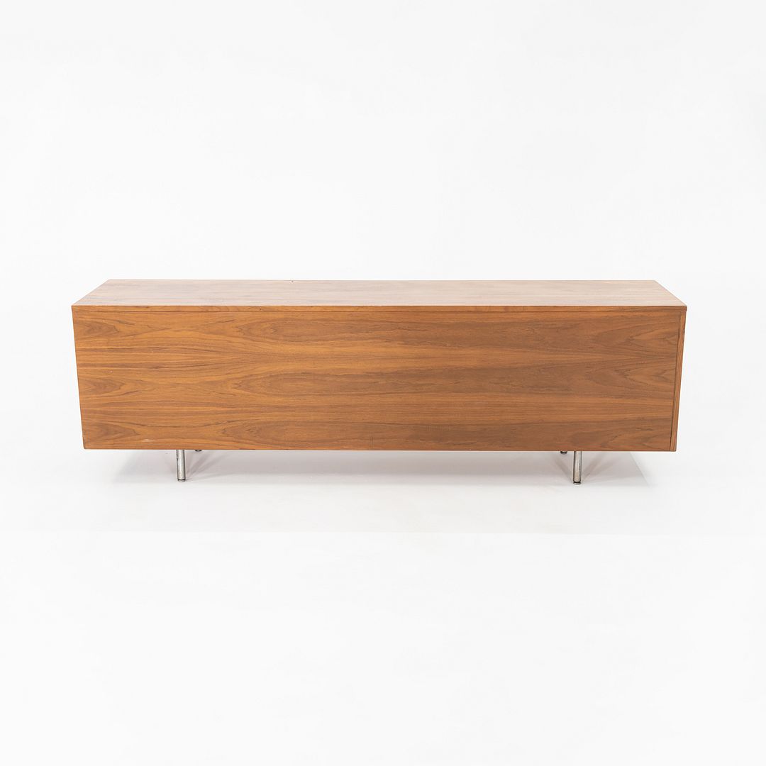 1950s George Nelson for Herman Miller Walnut and Steel Credenza 80x18 inches