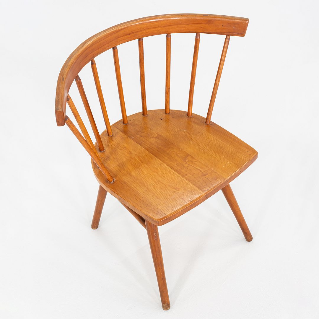 1949 George Nakashima for Knoll N19 Straight Chair in Solid Birch Early Example