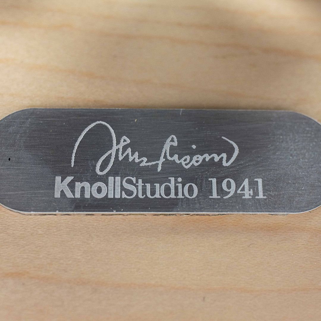 2021 666CH-WB Counter Stool by Jens Risom for Knoll in Maple with Black Webbing