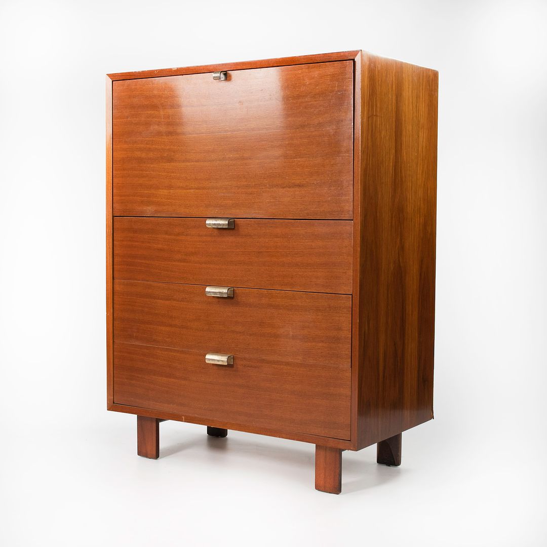 1955 BCS Secretarial Desk by George Nelson for Herman Miller in Walnut