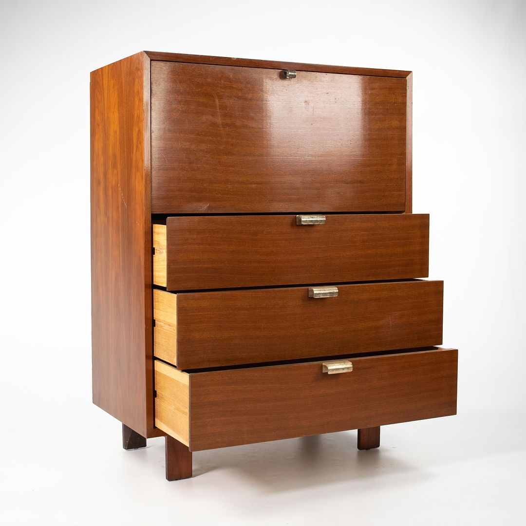 1955 BCS Secretarial Desk by George Nelson for Herman Miller in Walnut