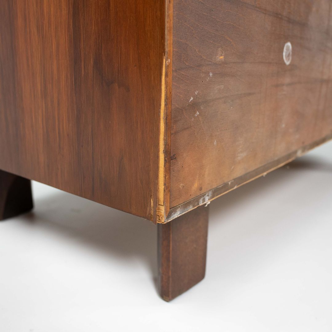 1955 BCS Secretarial Desk by George Nelson for Herman Miller in Walnut