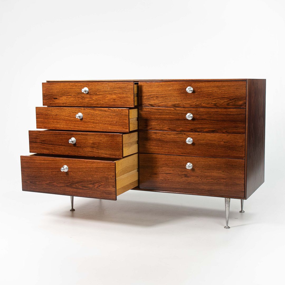 1953 Thin Edge Model 5221 Dresser Cabinet by George Nelson for Herman Miller in Brazilian Rosewood