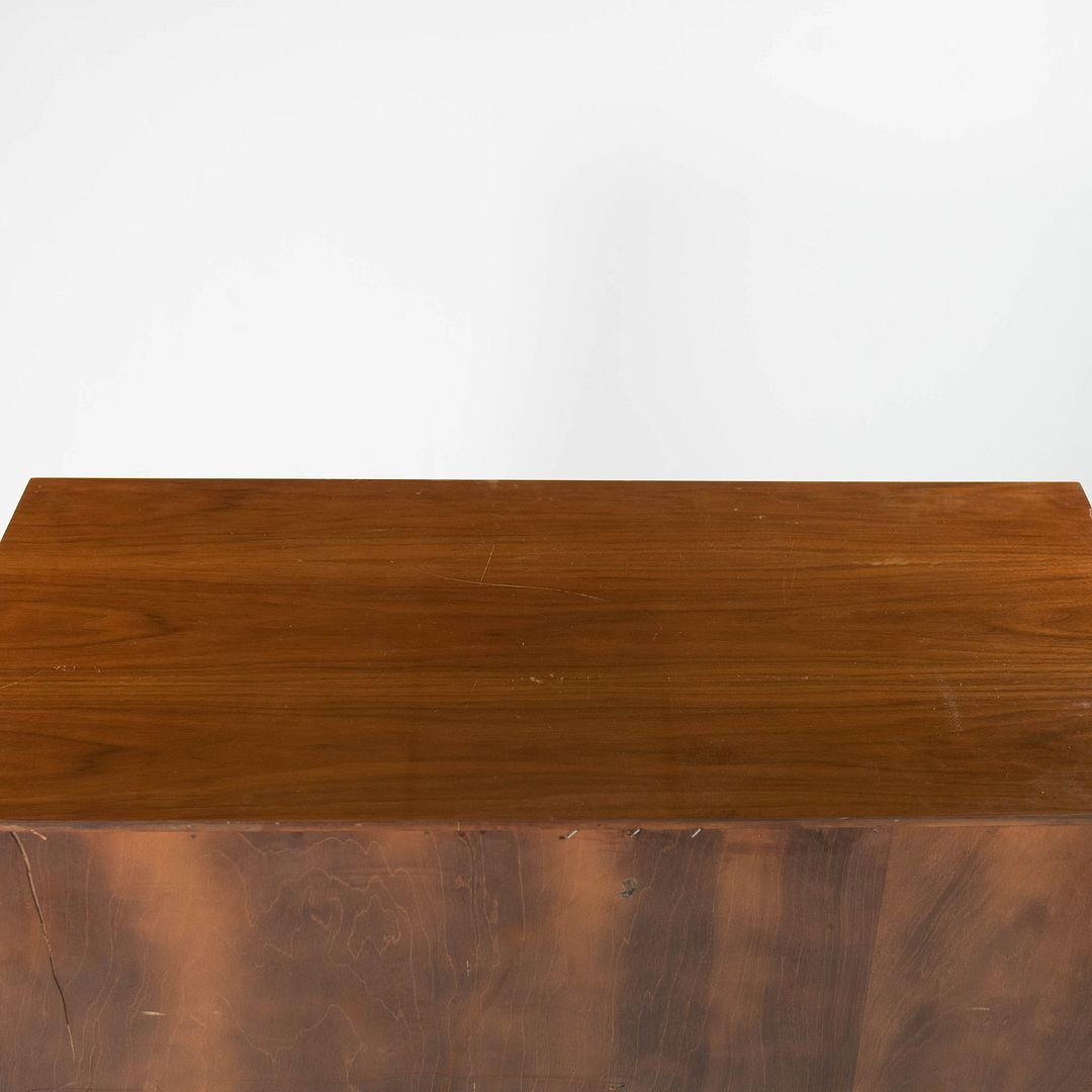 1950 Basic Cabinet Series Two-Door Cabinet by George Nelson for Herman Miller in Walnut