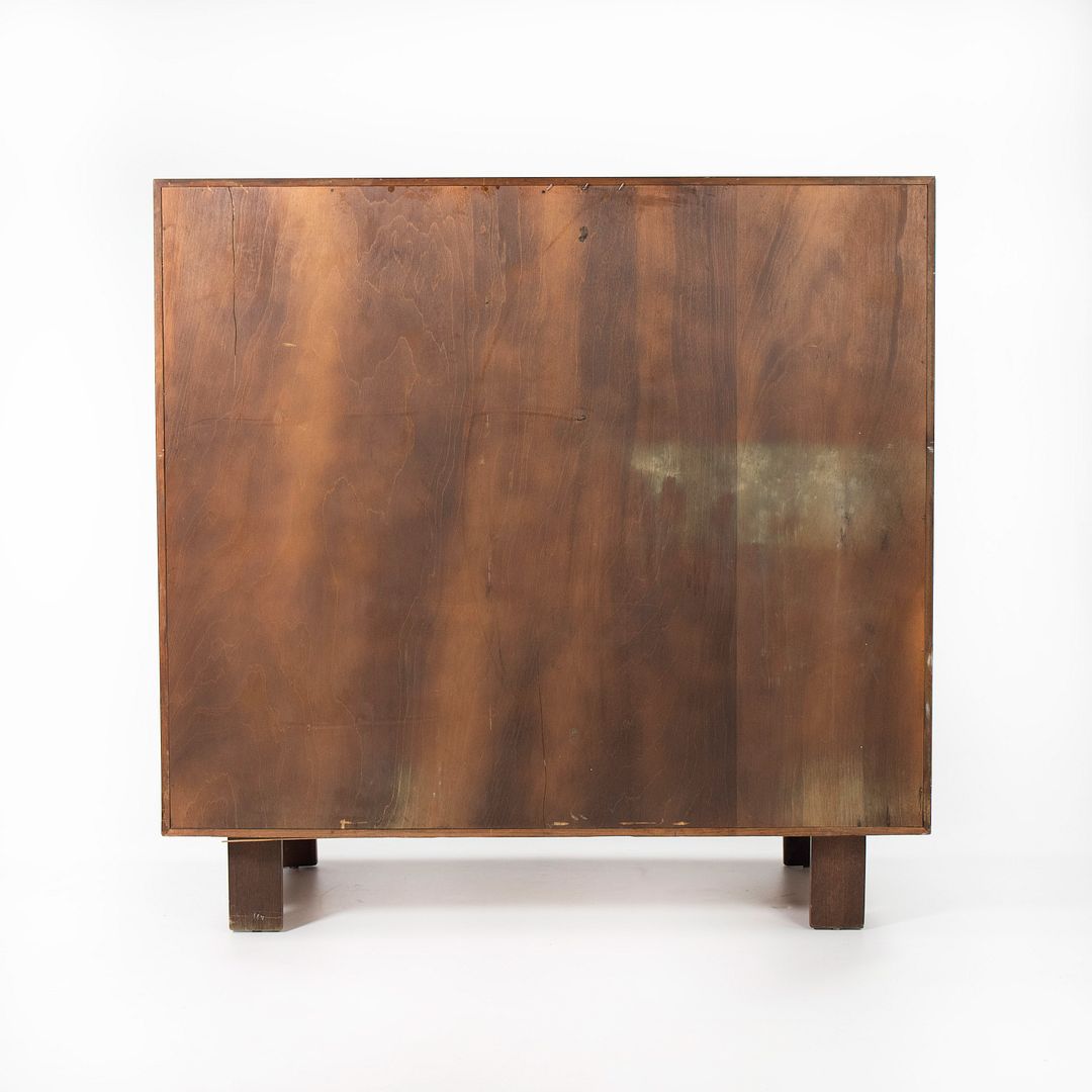 1950 Basic Cabinet Series Two-Door Cabinet by George Nelson for Herman Miller in Walnut