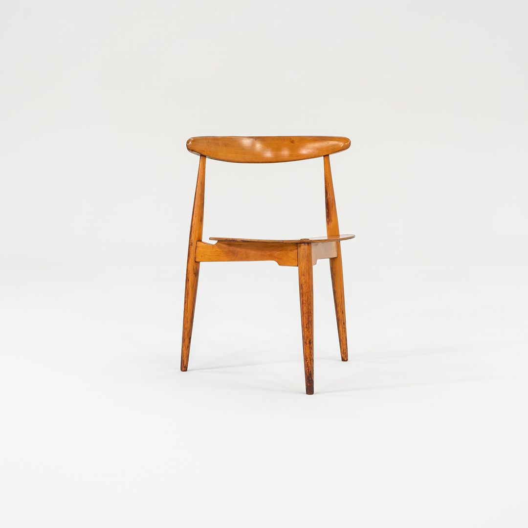 1950s FH4103 Heart Chair by Hans Wegner for Fritz Hansen in Oak and Teak