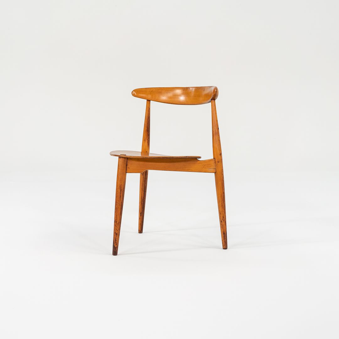 1950s FH4103 Heart Chair by Hans Wegner for Fritz Hansen in Oak and Teak