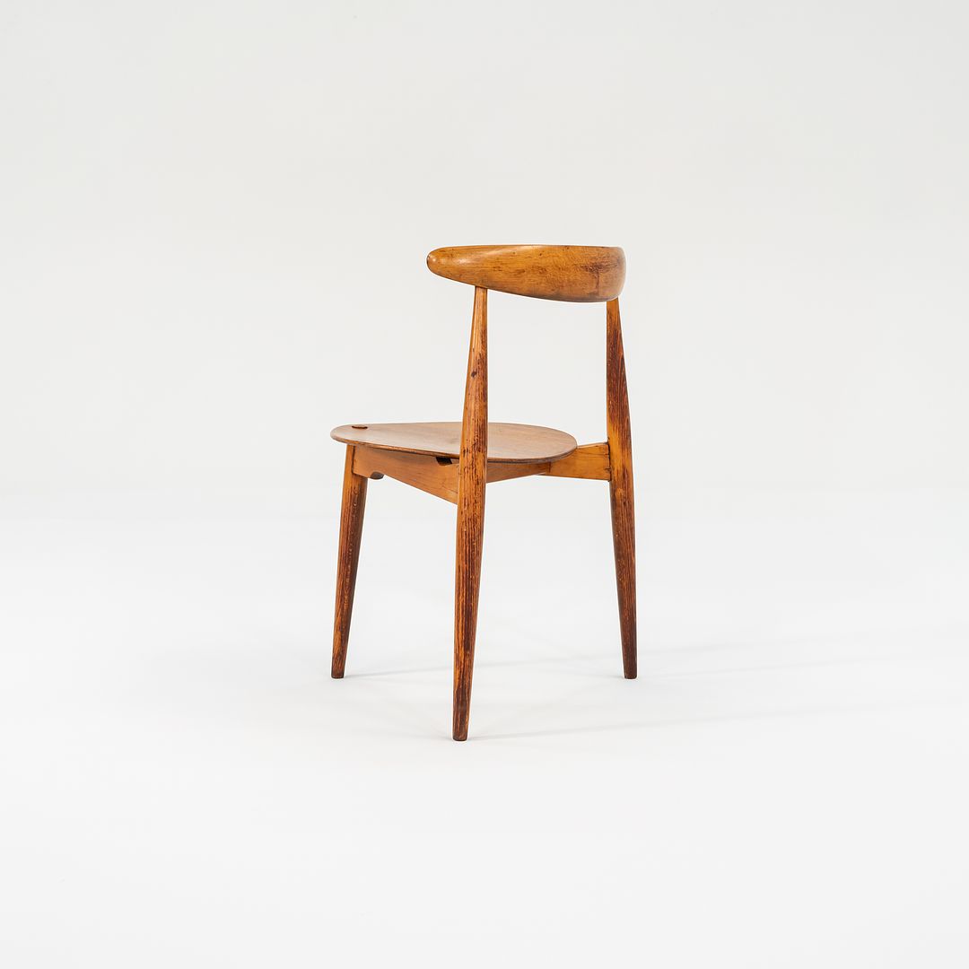 1950s FH4103 Heart Chair by Hans Wegner for Fritz Hansen in Oak and Teak