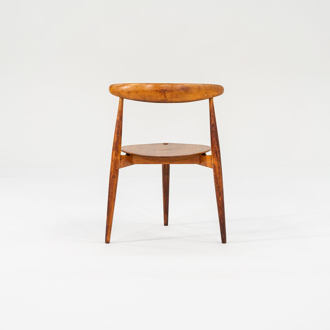 1950s FH4103 Heart Chair by Hans Wegner for Fritz Hansen in Oak and Teak