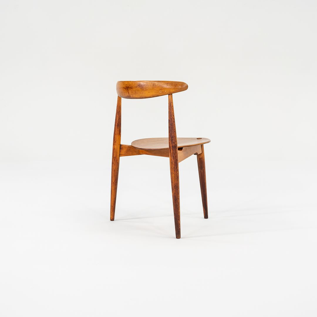 1950s FH4103 Heart Chair by Hans Wegner for Fritz Hansen in Oak and Teak