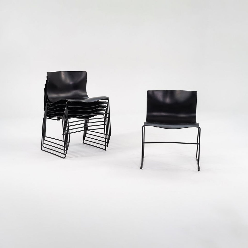 1998 Handkerchief Chair, Armless, Model 4901 by Lella and Massimo Vignelli for Knoll with Black Finish 12x Available