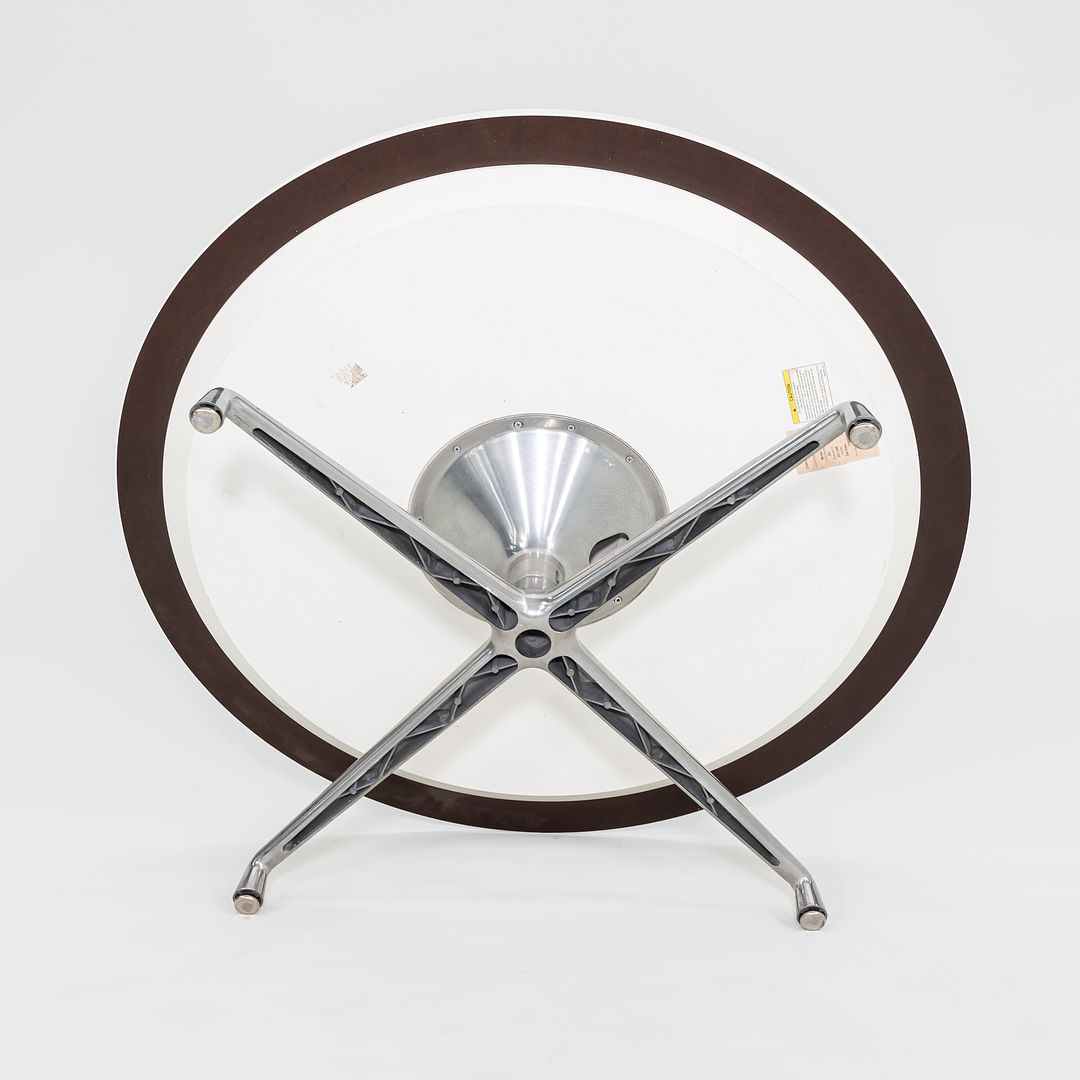 SOLD 2016  Scott Wilson for Coalesse Coffee Table White w/ Chrome Large Table 42" 2x Available