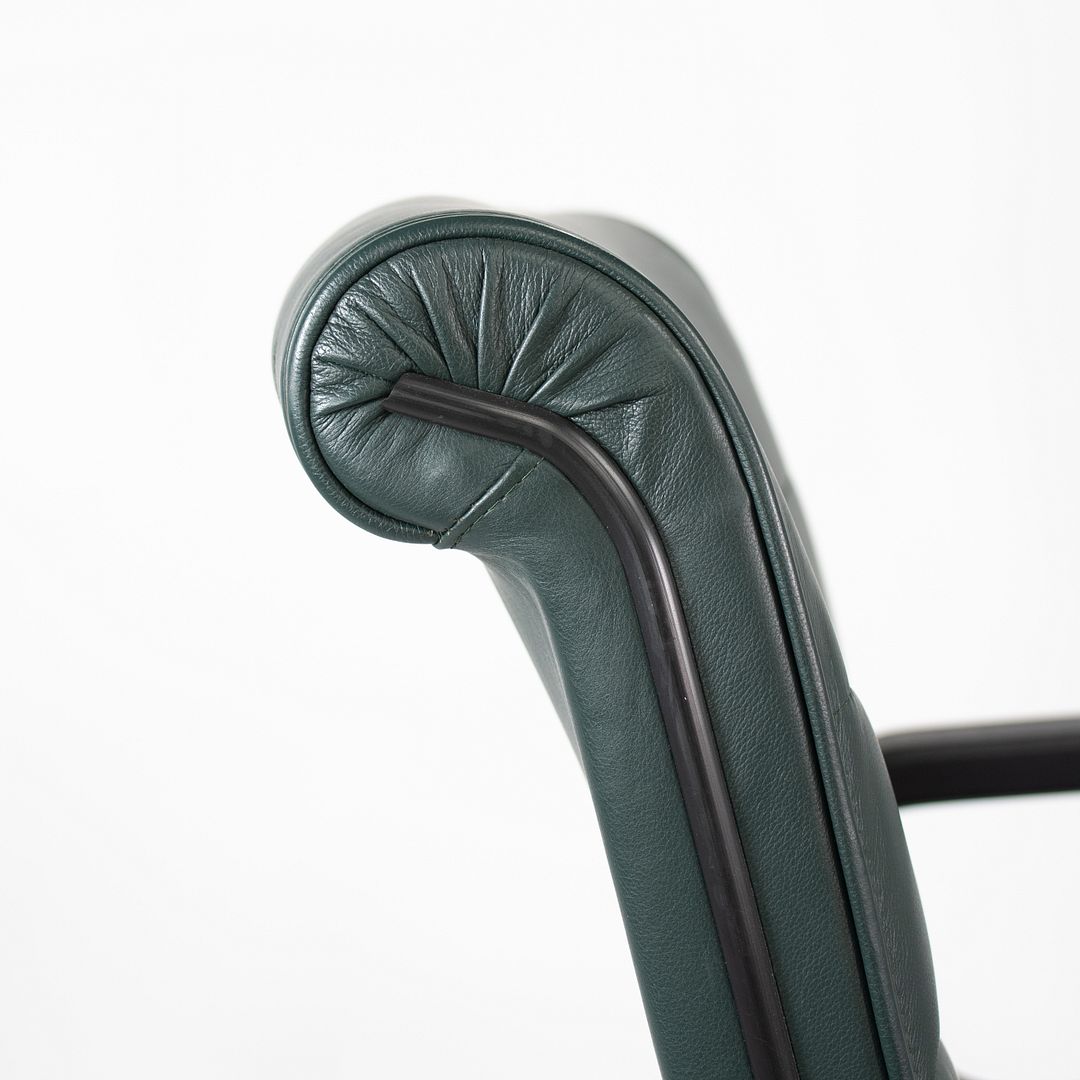 1990s Sapper Series Management Chair by Richard Sapper for Knoll in Green Leather, 12+ Available