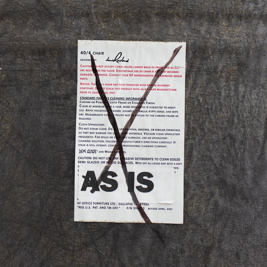 C. 1970s David Rowland for General Fireproofing 40/4 Stacking Chair in Brown