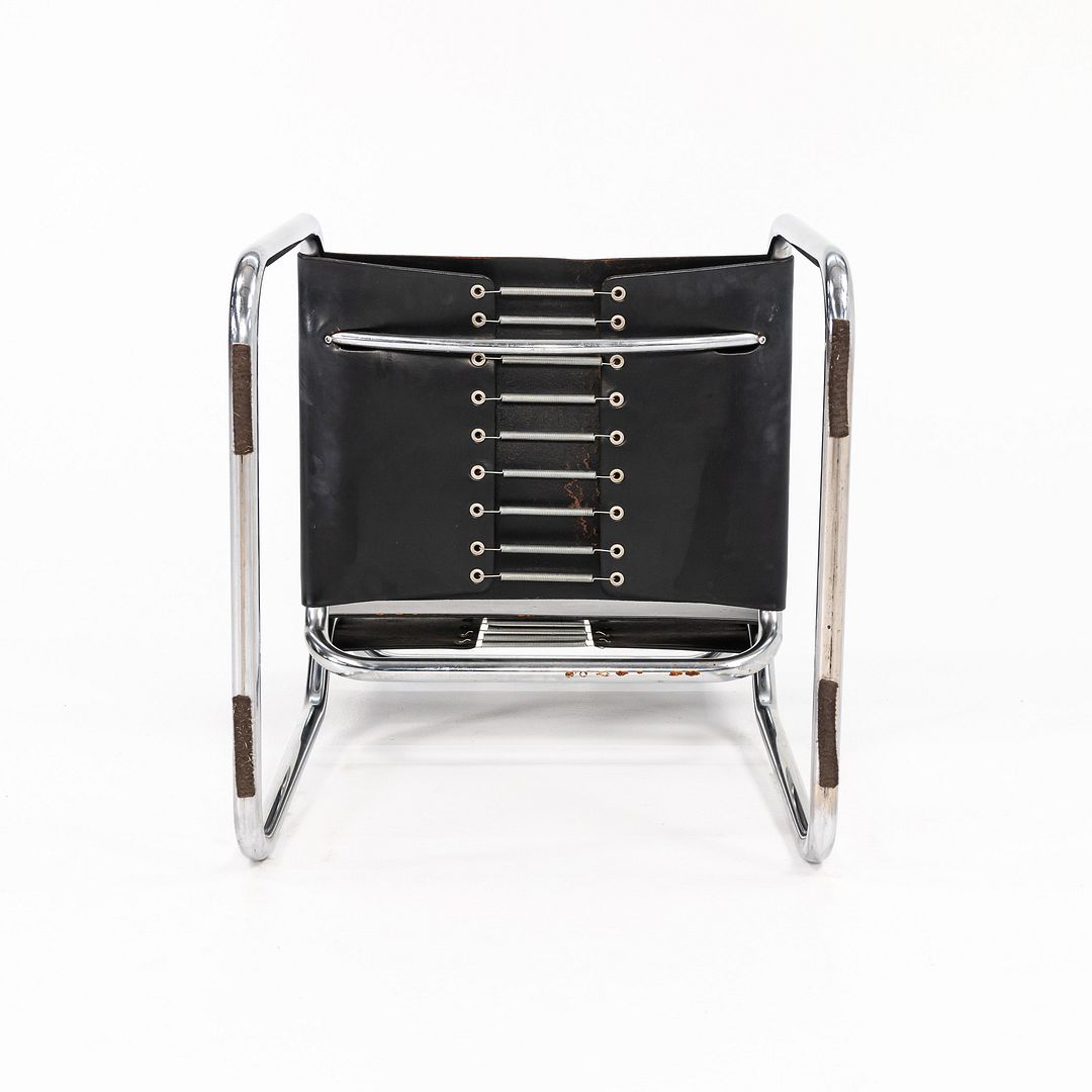 1974 Set of Eight Zographos CH66 Side Chairs by Nicos Zographos for General Fireproofing Company in Black Leather