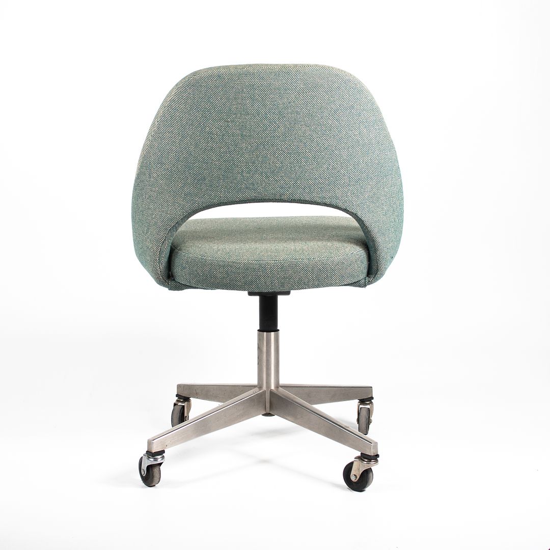 1980s Saarinen Executive Desk Chair, 72 US-BC by Eero Saarinen for Knoll Steel, Fabric, Foam