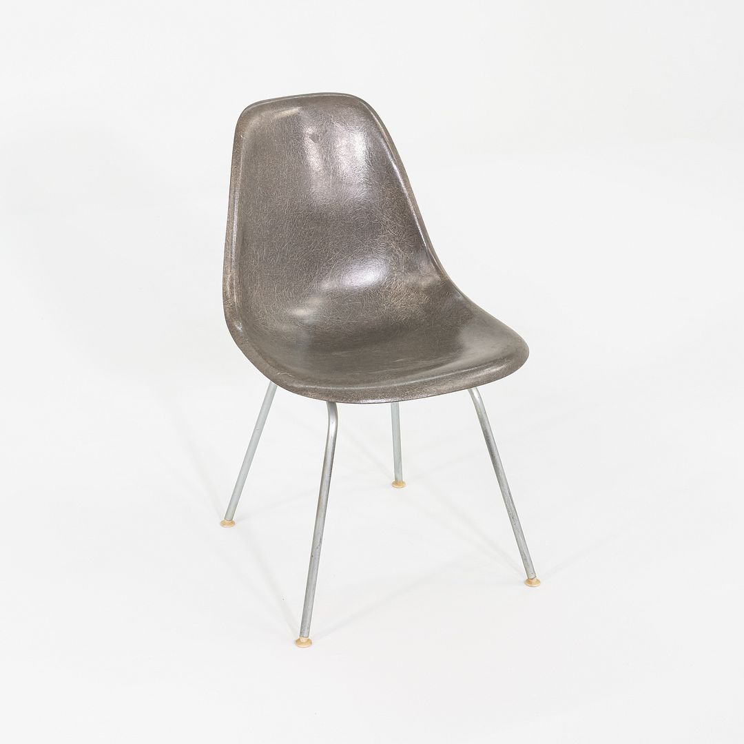 C. 1958 Herman Miller Eames Fiberglass Dining Shell Chair in Gray 3x Available