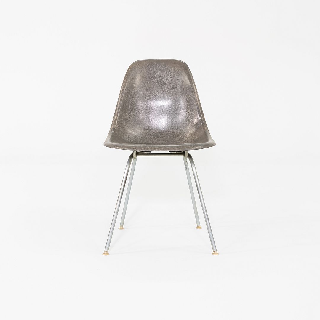 C. 1958 Herman Miller Eames Fiberglass Dining Shell Chair in Gray 3x Available