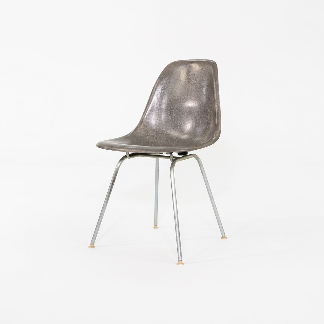 C. 1958 Herman Miller Eames Fiberglass Dining Shell Chair in Gray 3x Available