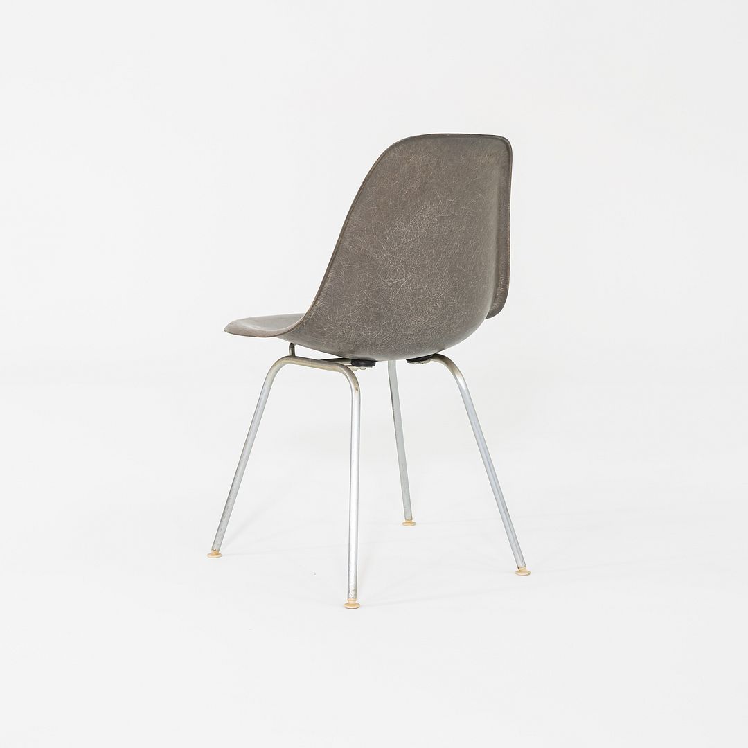 C. 1958 Herman Miller Eames Fiberglass Dining Shell Chair in Gray 3x Available