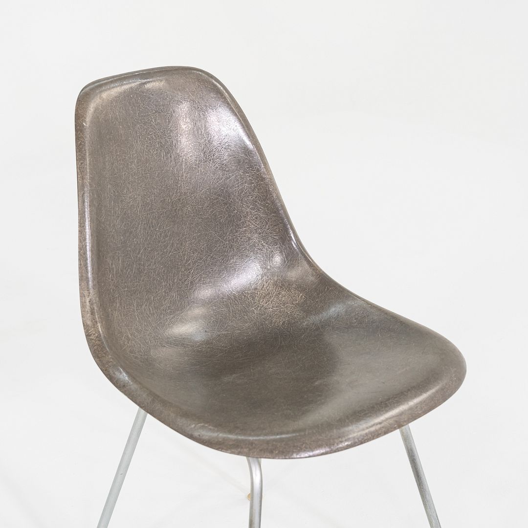 C. 1958 Herman Miller Eames Fiberglass Dining Shell Chair in Gray 3x Available