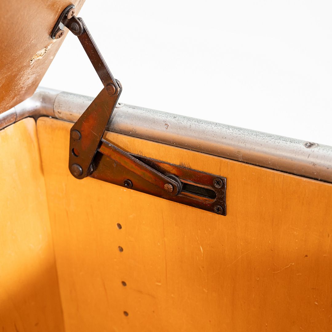 1960s Henry P. Glass for Fleetwood Zeeland Flexible Storage Cabinet on Casters