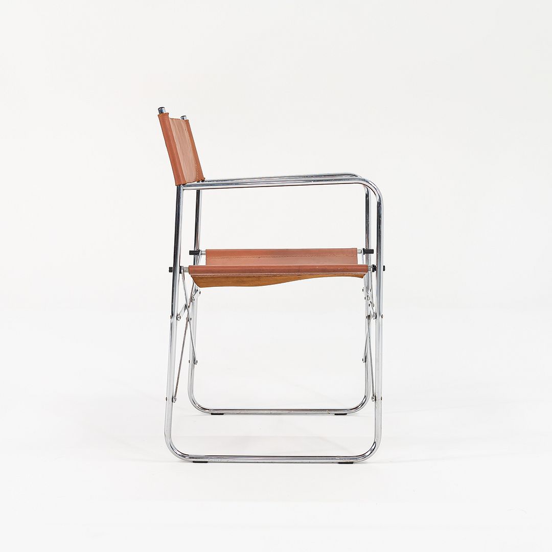 C. 1970s Pair of Folding Campaign Chairs by Chairworks Taiwan Ltd. in Steel