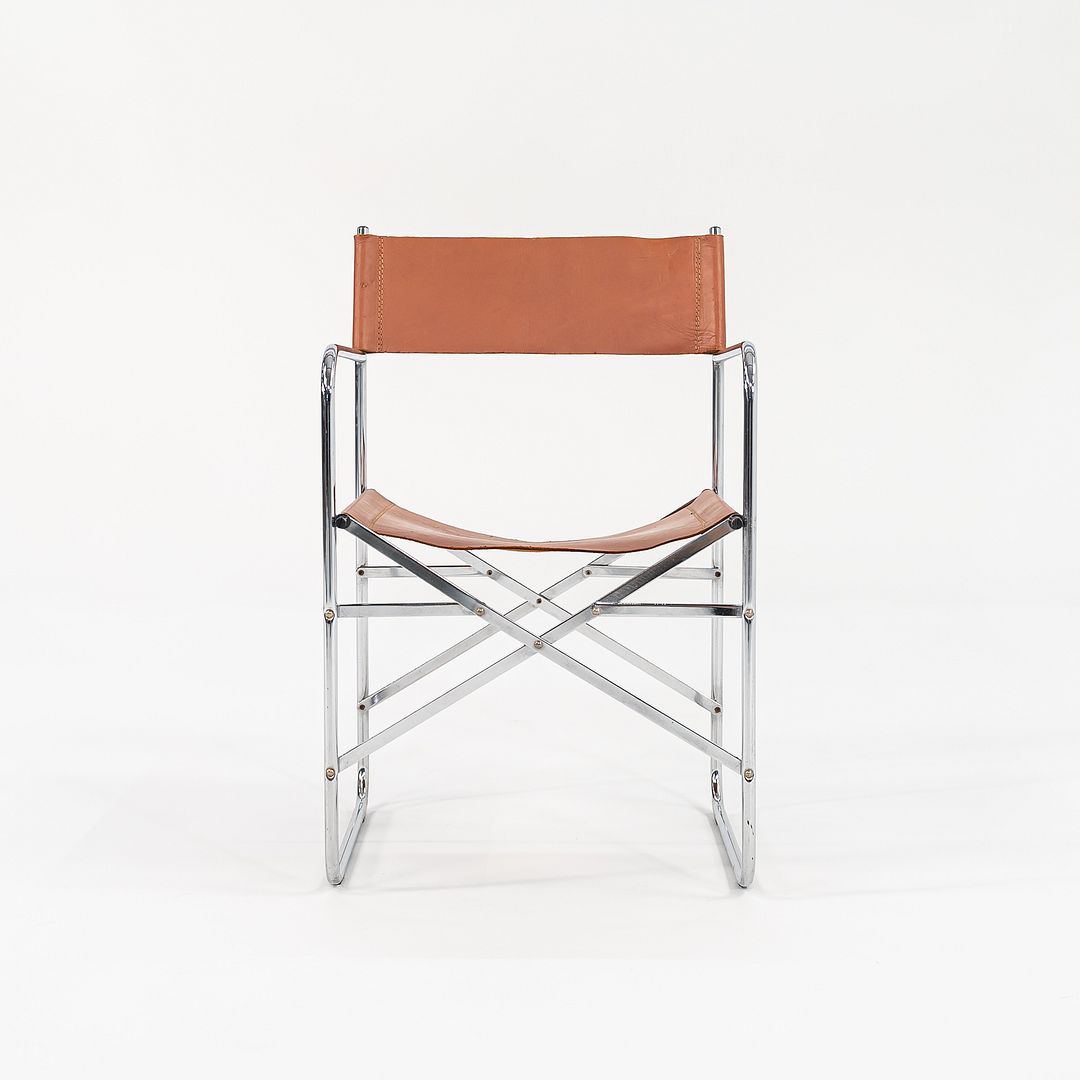 C. 1970s Pair of Folding Campaign Chairs by Chairworks Taiwan Ltd. in Steel