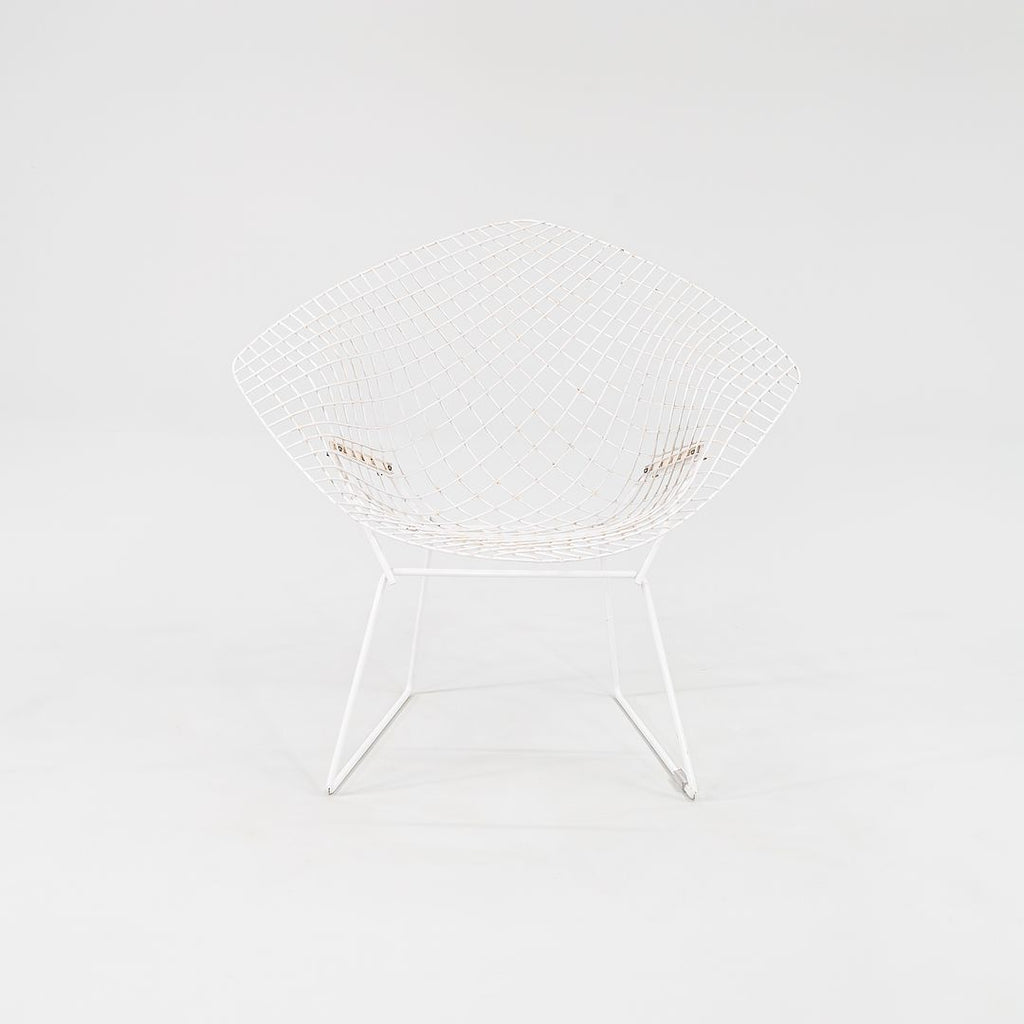 1980s Bertoia Diamond Chair, Model 421 by Harry Bertoia for Knoll Steel, Powdercoat, Plastic