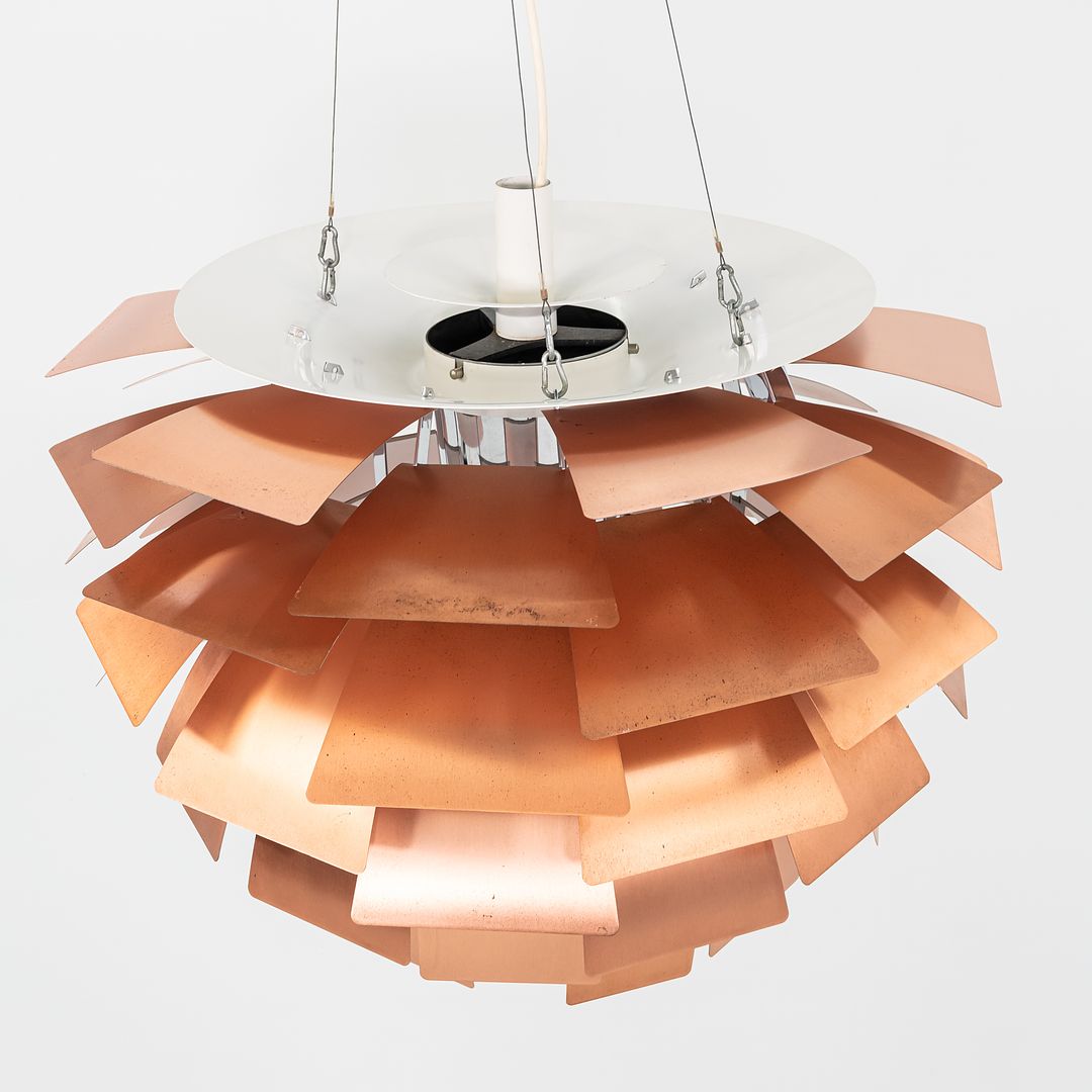 SOLD 1970s Extra Large PH Artichoke Pendant Lamp by Poul Henningsen for Louis Poulsen in Copper