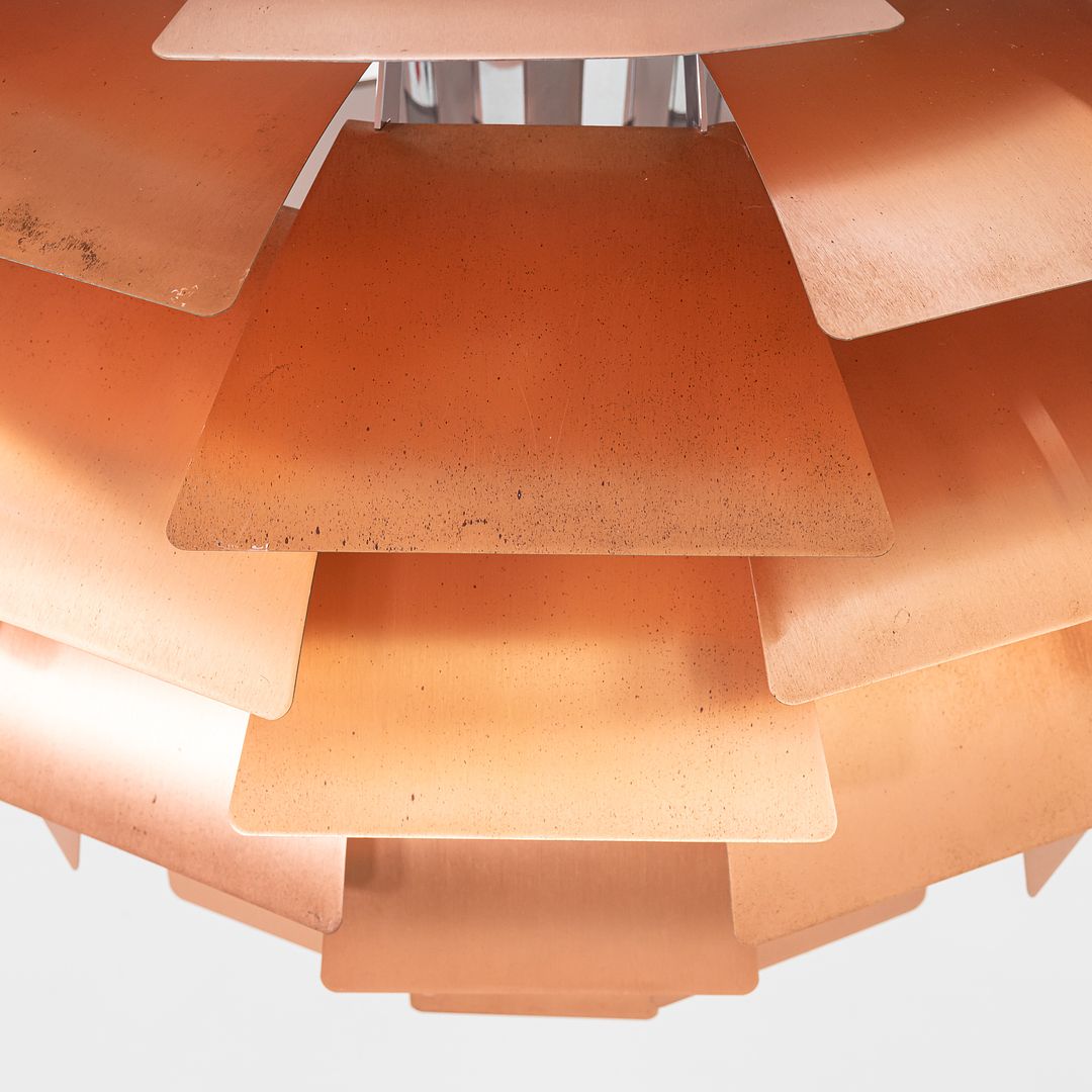 SOLD 1970s Extra Large PH Artichoke Pendant Lamp by Poul Henningsen for Louis Poulsen in Copper