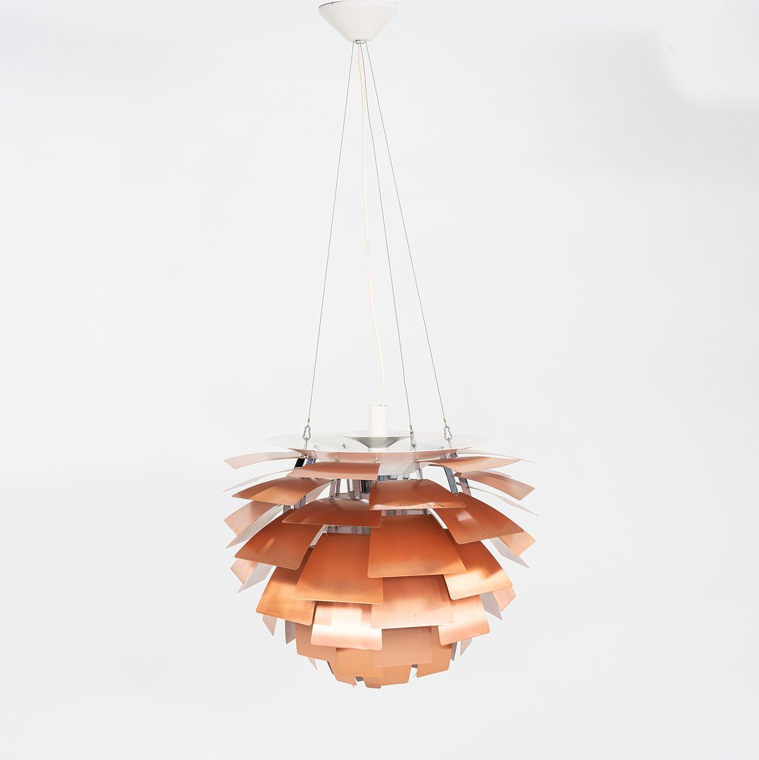 SOLD 1970s Extra Large PH Artichoke Pendant Lamp by Poul Henningsen for Louis Poulsen in Copper