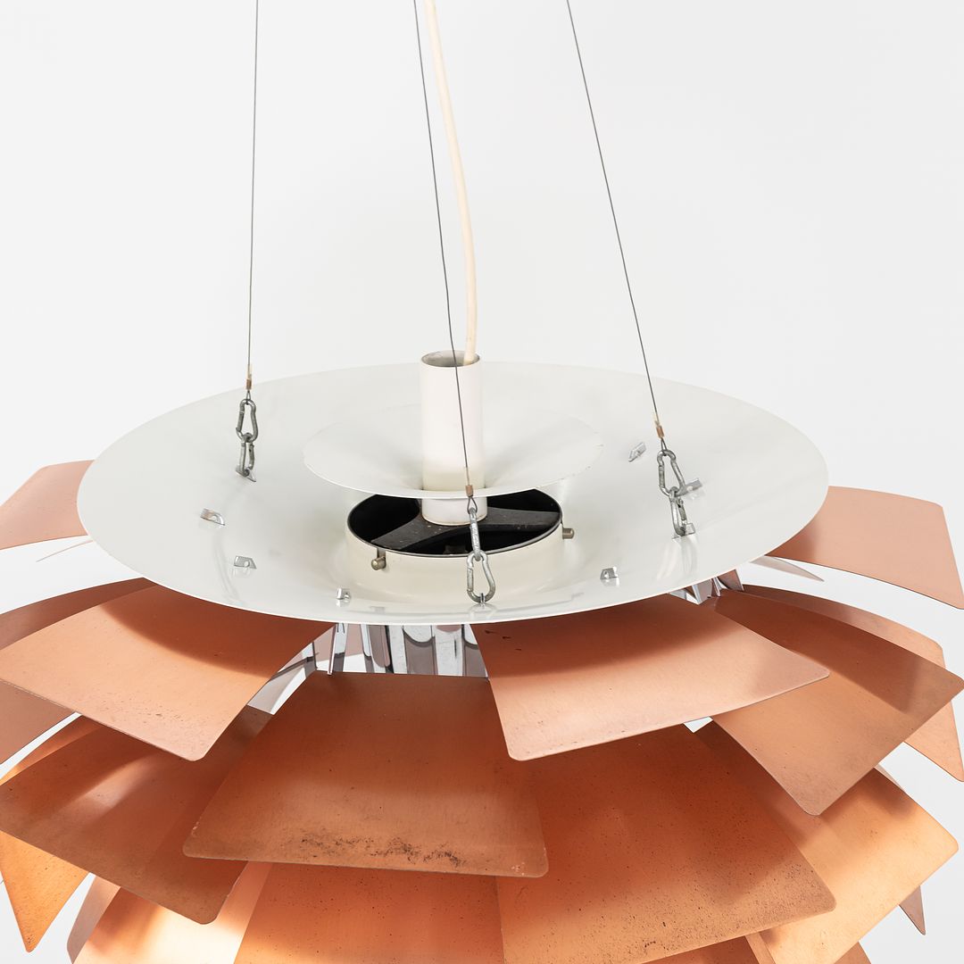 SOLD 1970s Extra Large PH Artichoke Pendant Lamp by Poul Henningsen for Louis Poulsen in Copper