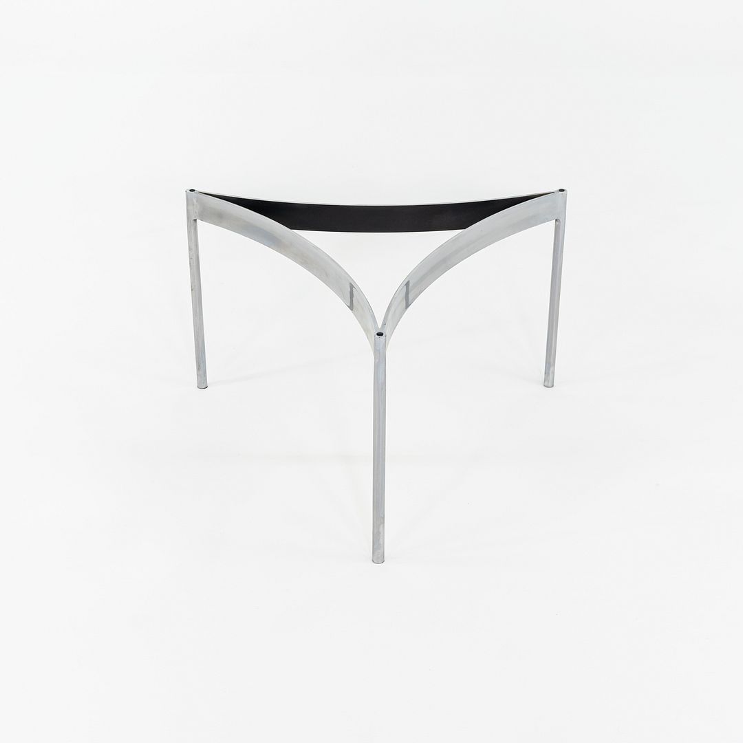 1960s Glass & Chromed Steel Coffee Table in the manner of Fabricius and Kastholm