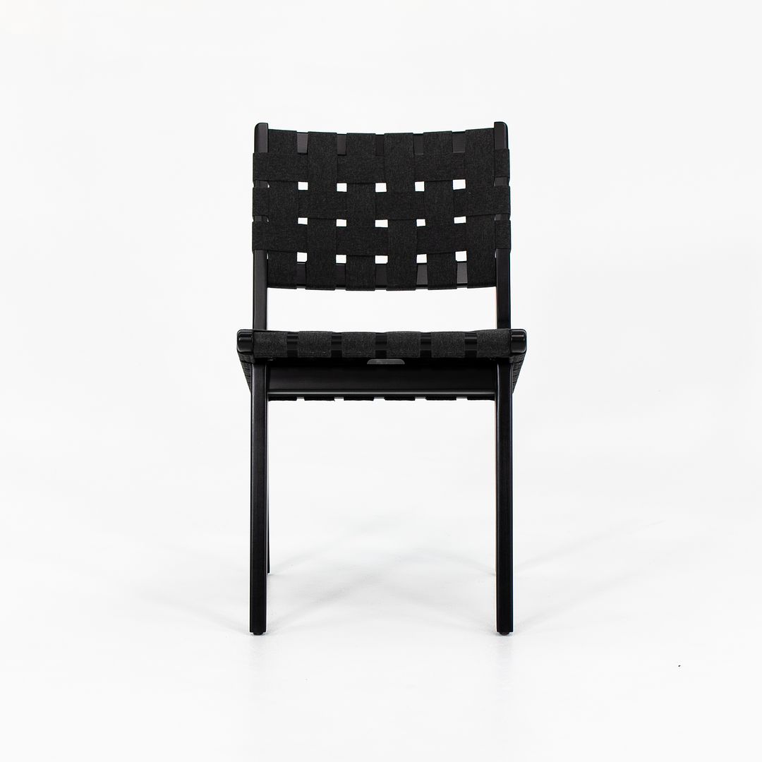 2021 Risom Side Chair, 666C-WB by Jens Risom for Knoll Maple, Cotton Webbing, Plastic, Metal
